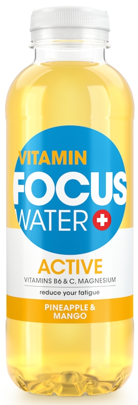 FocusWater Active Ananas & Mango 12er