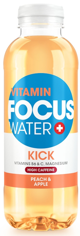 FocusWater KICK Pfirsich & Apfel 12er