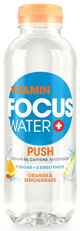 FocusWater PUSH Orange & Zitronengras