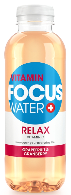 FocusWater Relax Grapefruit & Cranberry 