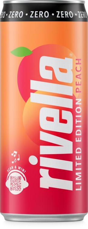 Rivella Peach Zero Limited Edition Dose