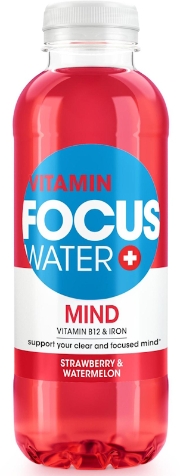 FocusWater MIND Erdbeere & Wassermelone 