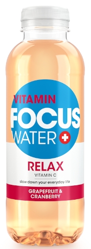 FocusWater RELAX Grapefruit & Cranberry
