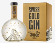 Swiss Gold Gin mit echtem Goldflitter