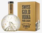 Swiss Gold Vodka mit echtem Goldflitter